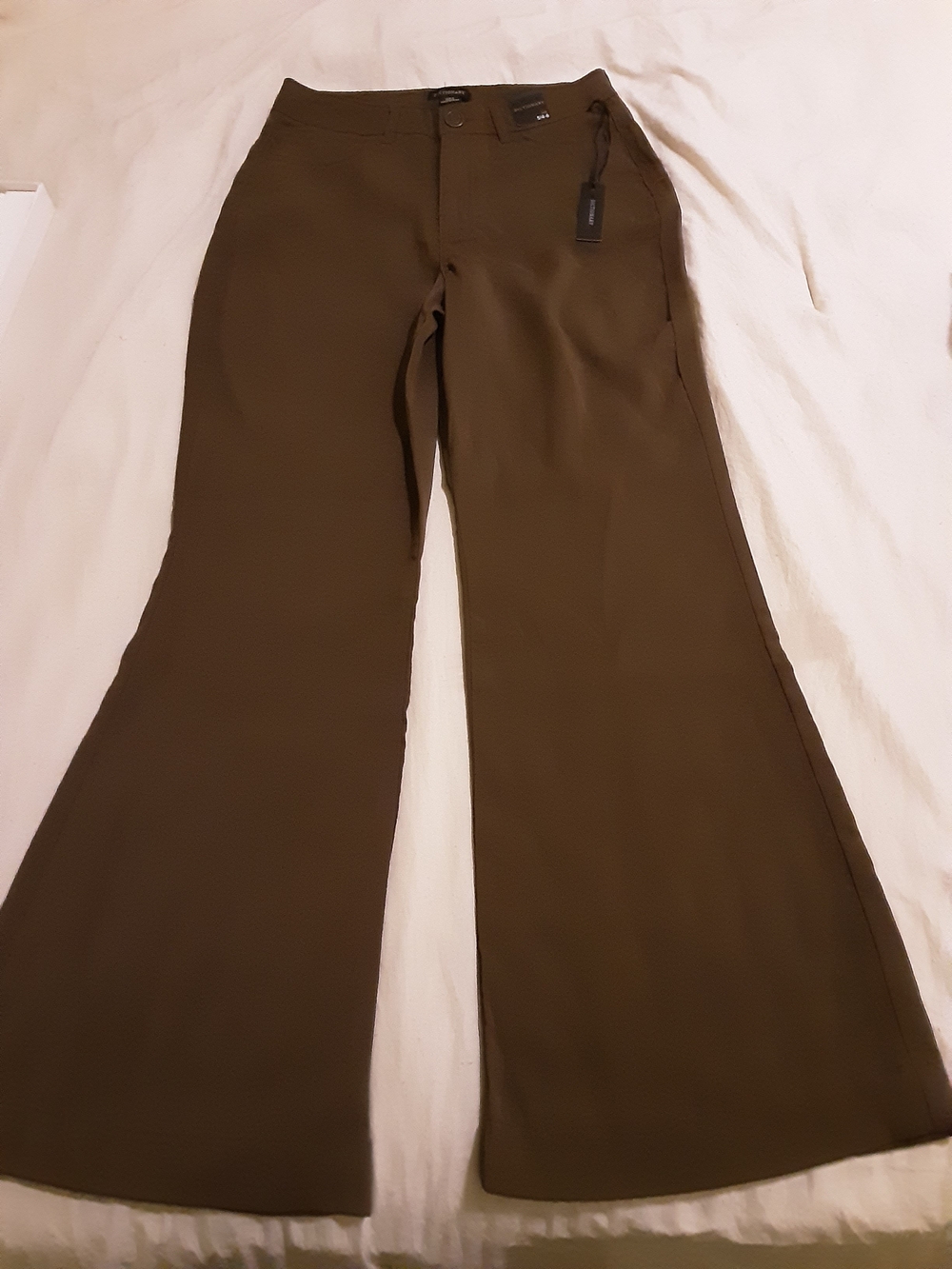 NWT Dictionary Wide Leg Brown Pants